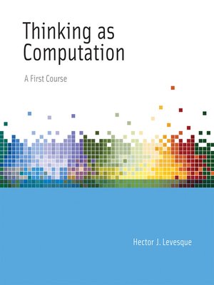 cover image of Thinking as Computation